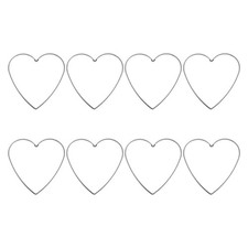 8 Pcs Wedding Wreath Craft Hoop Metal Hoops for Macrame DIY Dream Catcher