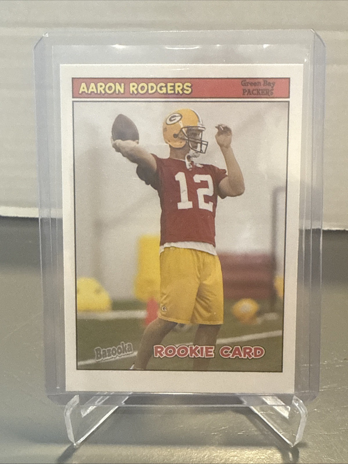 2005 Topps Bazooka Aaron Rodgers RC #190 Rookie Card Green Bay Packers