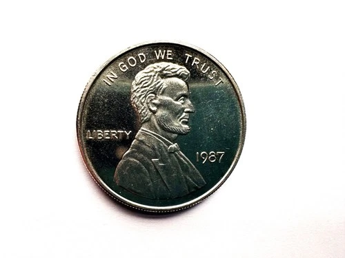 1987 Lincoln Silver Round – 1 oz .999 Fine Silver – One Troy Ounce