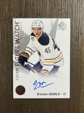2016-17 SP Authentic Future Watch Auto /999 Brendan Guhle #188 Rookie Auto RC