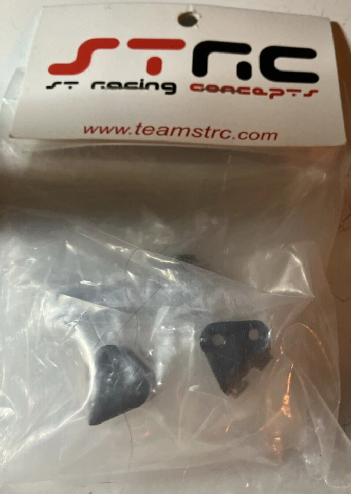 STA31384XBK STRC Aluminum Lower Shock / Suspension Link Mount, Black, for SCX10 - Image 3 of 4