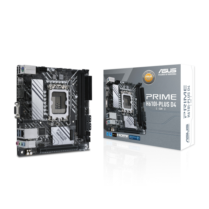 Intel i7-12700K CPU + ASUS H610I-PLUS PRIME D4 Mini ITX