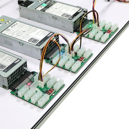 ATX 16x 6Pin Power Supply Module Breakout Board for Dell PSU BTC Mining UK - Bild 4 von 6