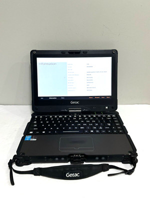 GETAC V110  i7-4600U 2.10GHz CPU  8GB RAM NO CADDY/ NO SSD/ NO CHARGER ''Read''