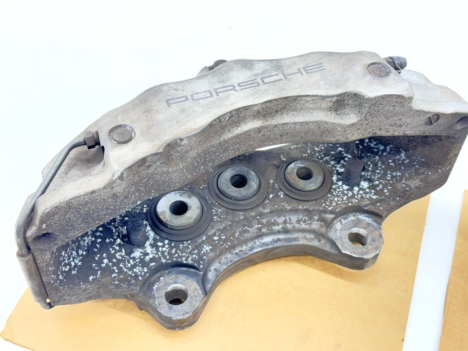 PINZA DE FRENO DELANTERA IZQUIERDA DERECHA BREMBO 6 PISTONES OEM 2003-2010 PORSCHE CAYENNE Foto 3 de 4