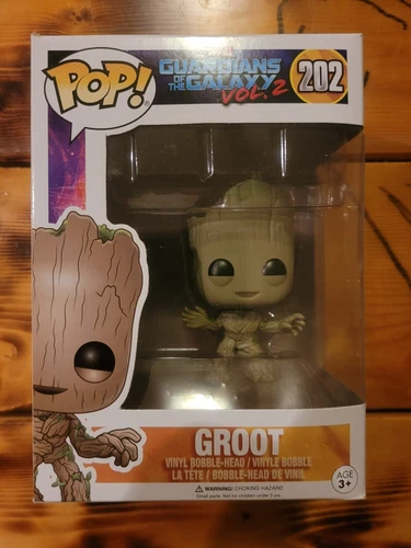 Funko POP Groot #202 Marvel Guardians of the Galaxy Vol 2 Baby Groot NEW SEALED
