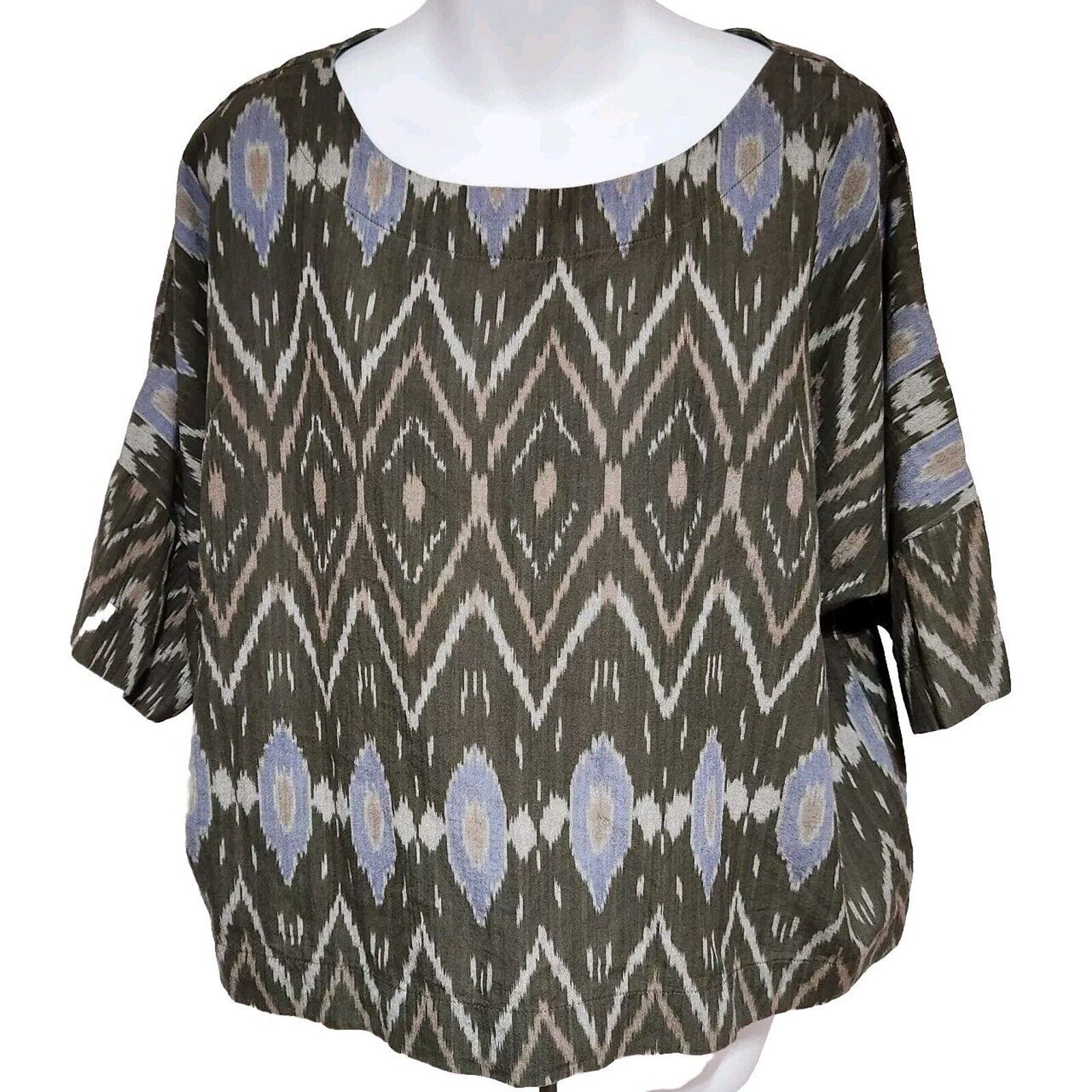 Pure Jill Dolman Sleeve Boatneck Oversized Relaxed Fit Women's Pettie Small
