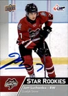 Jett Luchanko Signed Auto 2022-23 Upper Deck CHL Star Rookies card Guelph Storm