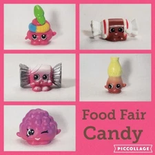 SHOPKINS EXCLUSIVE Food Fair 'CANDY COLLECTION' Loose Figures **YOU CHOOSE**