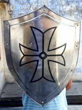 New Viking Battle Armor Style Knight Sliver Medieval Shield For Gift