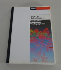Ersatzteilliste / Teilekatalog Schaeff Schreitbagger HS 41 M Stand 01/1996