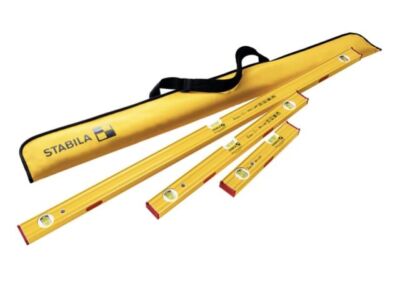Stabila 29940 Magnetic Level Set 48'', 24'', & 12'' Type 80AS-M with Carrying Case