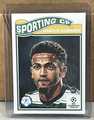 2023 TOPPS LIVING #534 MARCUS EDWARDS SPORTING CP ROOKIE UEFA UCL Print Run 637