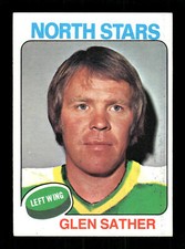 Glen Sather 1975-76 Topps #222 Minnesota North Stars Nice!
