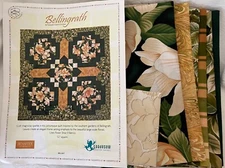 OOP Bernartex Quilt Kit - BELLINGRATH by Toadusew Creative Concepts - 52" Square