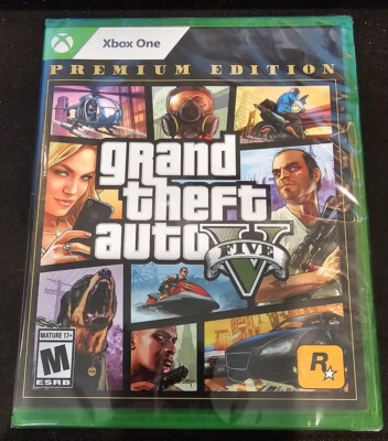 Grand Theft Auto V (GTA 5) Premium Edition (Xbox One) Brand New & Factory Sealed