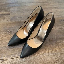 Jen Ardor Black Patent Leather Pumps Classics Career Size 8.5