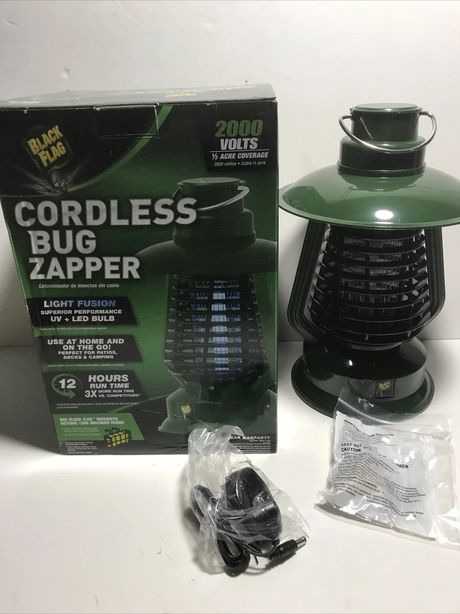 Black Flag 2000Volt Cordless Bug Zapper Insect Killer With, 60 OFF