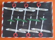 Vintage Retro 1950s Plastic Kitsch Sandwich Markers Road Signs Posts Novelty Set