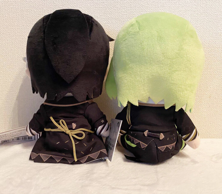 Combined Boys Rikka Kasumi Shiki Uroku Plush Doll Set Of 2 New