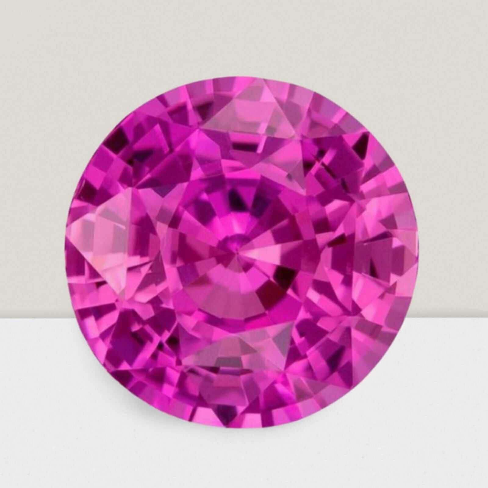 Pink Sapphire Round Cut Gemstone 0.15 Cts - 3 mm VVS Loose Gem