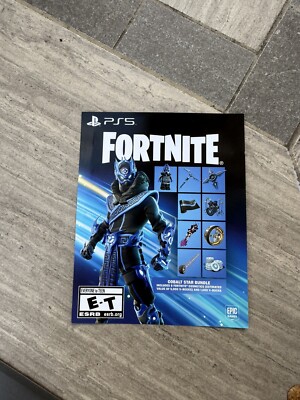 Fortnite Cobalt Star Bundle Code Sony PS5 + 1000 v bucks - FREE Shipping