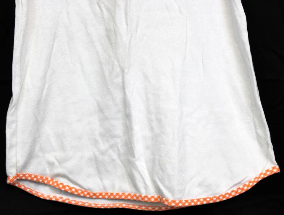 Chez Ami 2 piezas Conjunto Pantalones Cortos Camisa Pequeña 4-5 Naranja Guinga Cítricos Margarita Flor Summe Foto 4 de 4