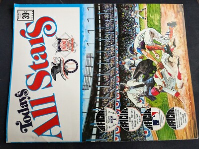 1971 Dell Today's All Star Baseball Stamps Album - Complete Panels (NM)