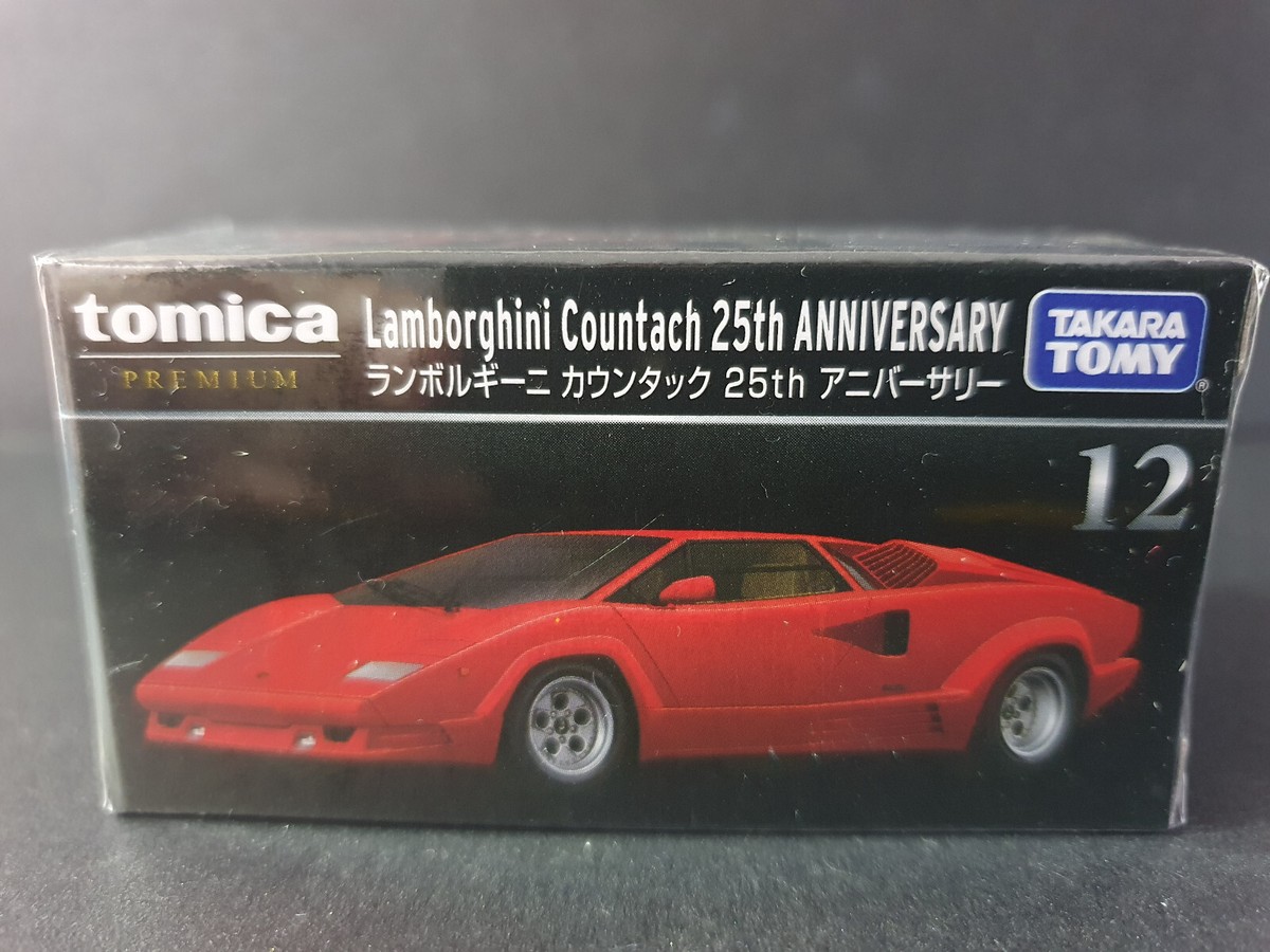 Tomica Premium Lamborghini Countach 25th Anniversary Diecast Car