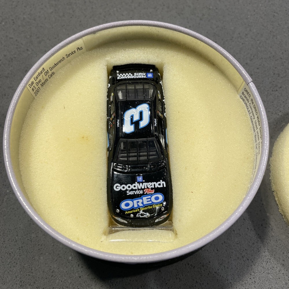 Dale Earnhardt Sr #3 Oreo Goodwrench 2001 Car with Collectors Tin 1/64 NASCAR