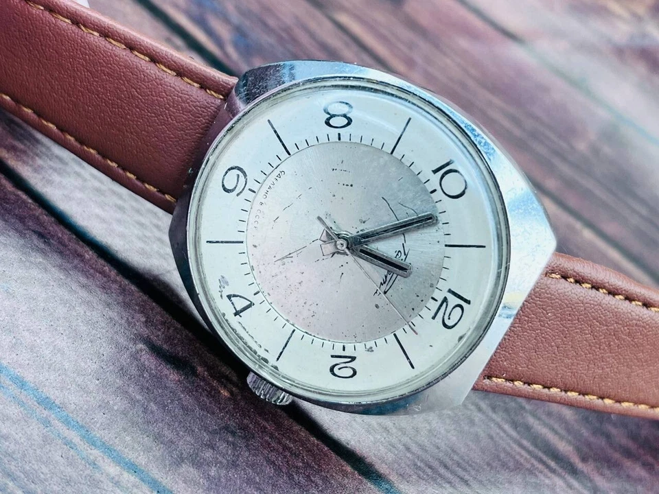 Reloj Pulsera Raketa Vintage Soviético Hombre Mecánico URSS Original Foto 2 de 4