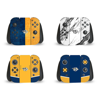 OFFICIAL NHL NASHVILLE PREDATORS VINYL SKIN FOR NINTENDO SWITCH JOY ...