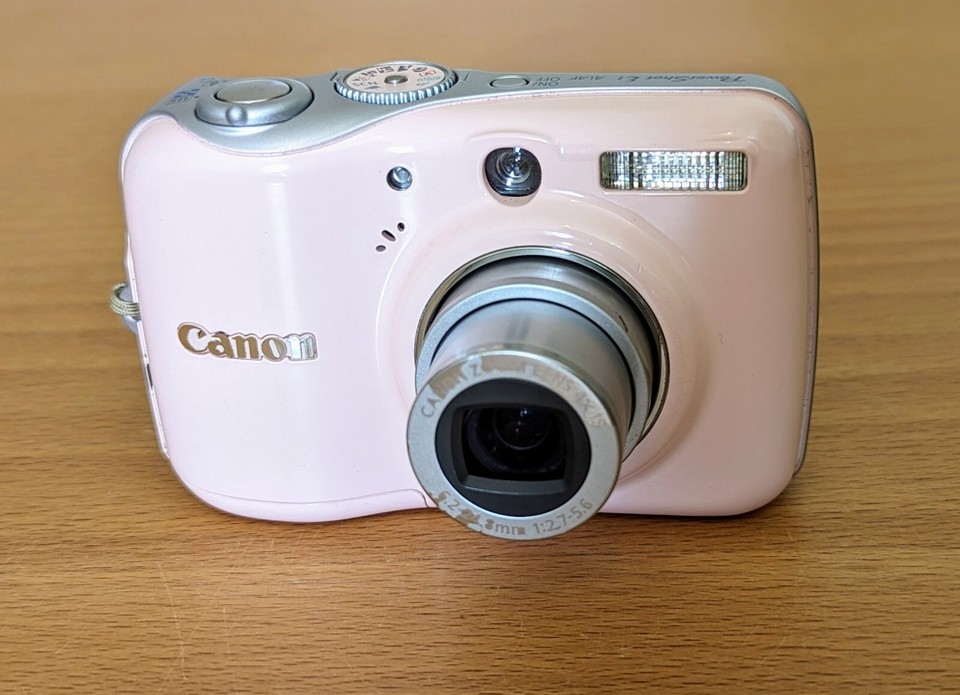Canon PowerShot E1 Digital Camera Pink eBay