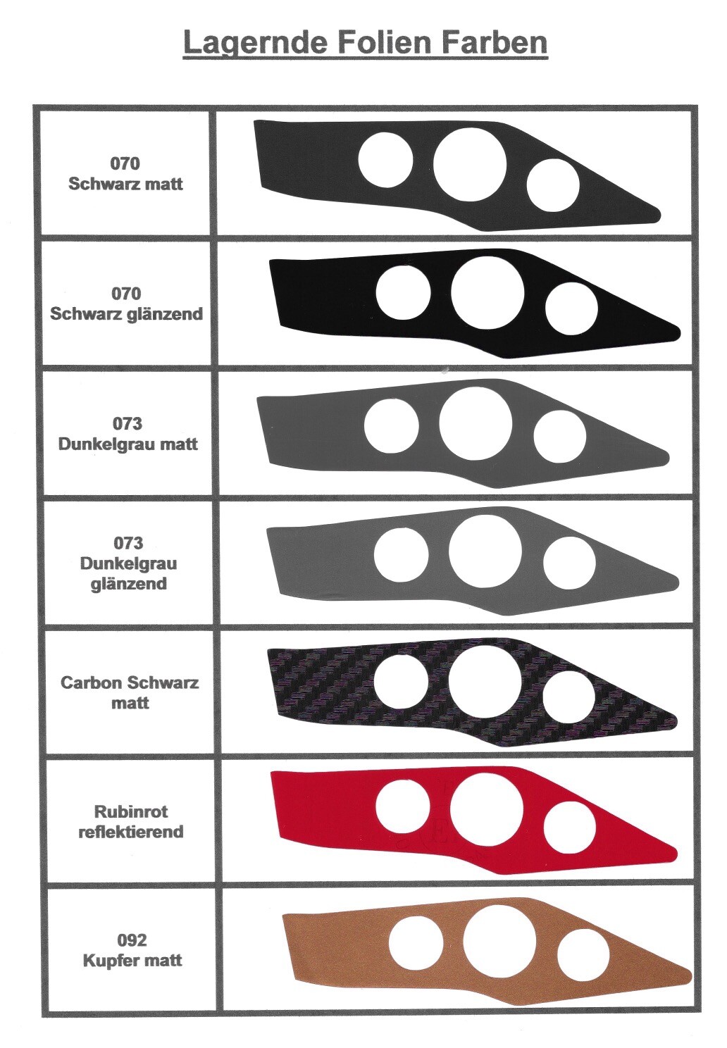 6-tlg. Waben-Aufkleber Für Ford Mustang - Sportlicher Look Für Deine Rückleuchten!