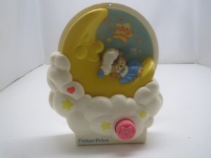 Vtg 80s TEDDY BEDDY BEAR MUSIC BOX Fisher Price Crib LULLABY SPINNING TOY 1985 | eBay