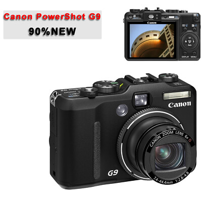 Canon PowerShot G9 12.1MP Digital Camera | 6x Optical Image