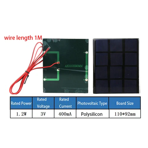 1V 2V 3V 5V 5.5V 6V 7.5V 10V Solarmodul Solarpanel Solarzelle Photovoltaikmodul - Bild 3 von 30