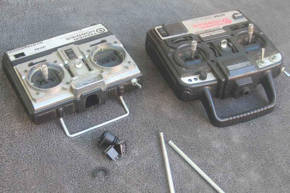 Vintage RC Controller Tower Hobbies Remote Controllers ASIS from Old Shop GO - Image 3 of 4