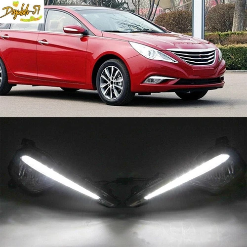 Luces antiniebla diurnas LED DRL nuevas para Hyundai Sonata 2013 2014 2015 - Imagen 2 de 5