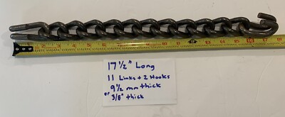*USA* 17.5  9.5mm Snow Tire Chains Repair Replacement Cross Link Chain Section