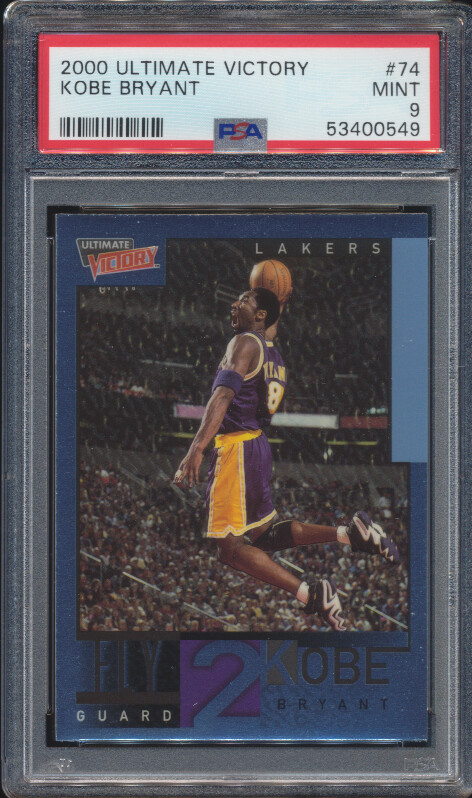 2000 Upper Deck Ultimate Victory FOIL Kobe Bryant #74 HOF Lakers