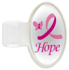 Prestige Stethoscope Name ID Tag Holder PINK RIBBON