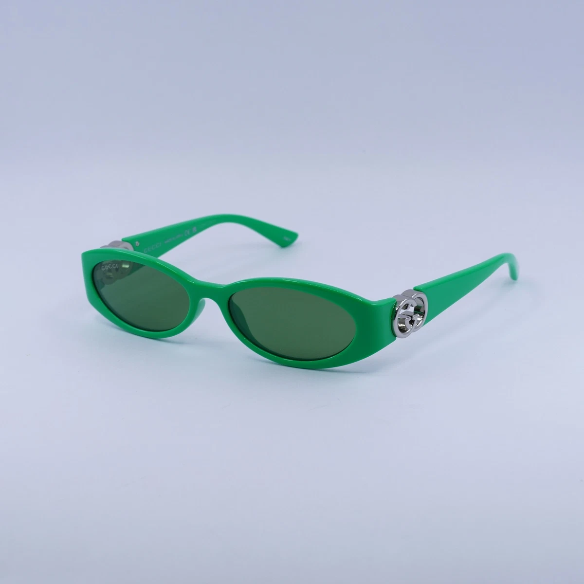 Gucci Green Oval Sunglasses for Women for sale | eBay display picture 1