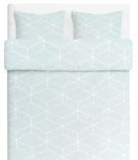 New IKEA MYRT G MYRTAG King Duvet cover and 2 pillowcases light green 905.403.15