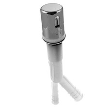 Westbrass Plastic Air Gap, 2 Pack, Polished Chrome, D200P-CP-PK