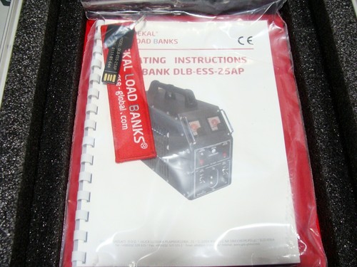 Dekal Portable AC Resistive Load Bank 28V 2500A Analog Panel P/N DLB-ESS-25AP - Picture 8 of 9