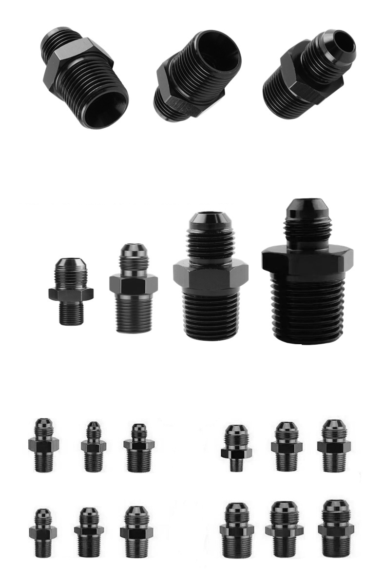 AN4 AN6 AN8 AN10 AN12 Femmina Flare Cap Block Off Adattatore In - Foto 6