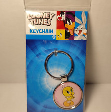 Looney Tunes Tweety Bird Keychain Official Cartoon Collectible Keyring