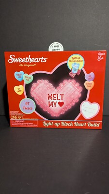 Sweethearts - MELT MY HEART - Light Up Building Block - Valentines Day