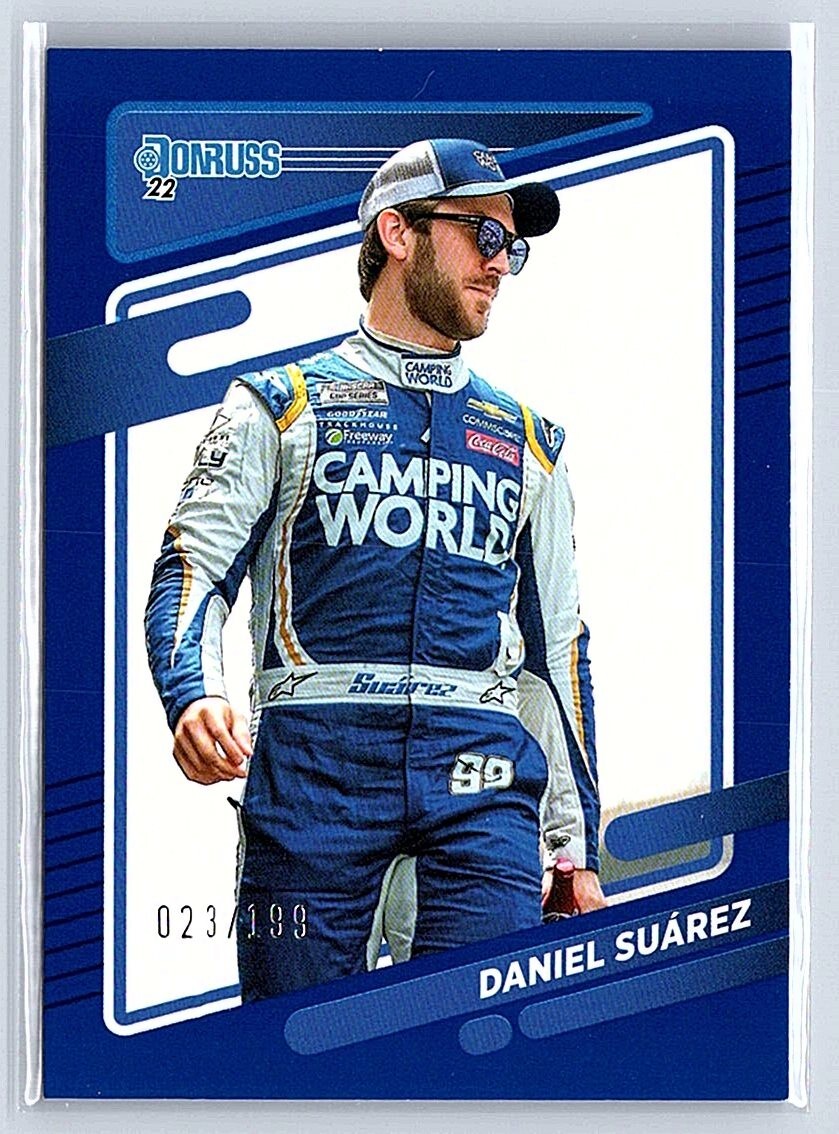 DANIEL SUAREZ  2022 PANINI DONRUSS RACING #120  BLUE /199